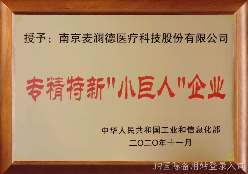 工信部专精特新小巨人企业